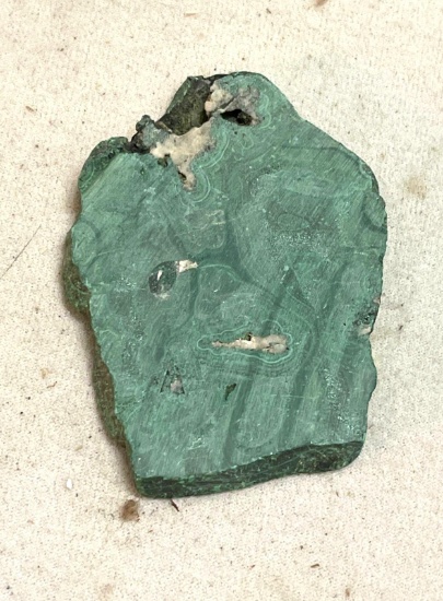 374.15cts Slabed Chrysocolla the Meaning of the World is Communication/Teaching/Transformation