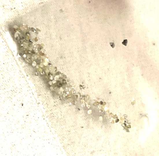 Nearly 100 Rough uncut Premium Grade Diamonds- Some Black- fancy Color and Shapes