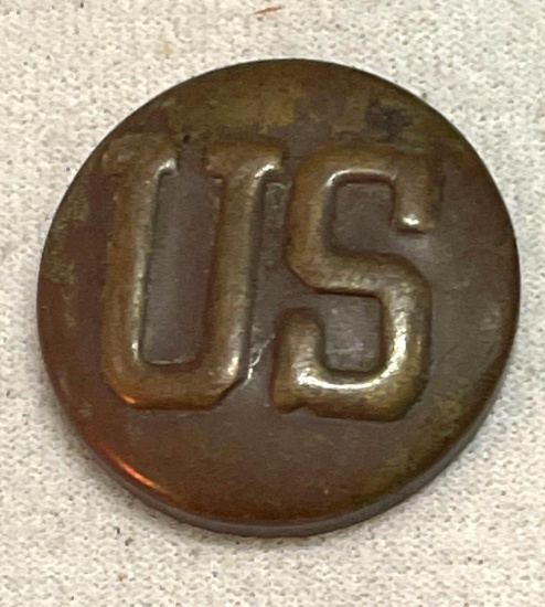Indian Wars US Army Artillery Accoutrement about the Time of Custer Button Cover Extremely RARE