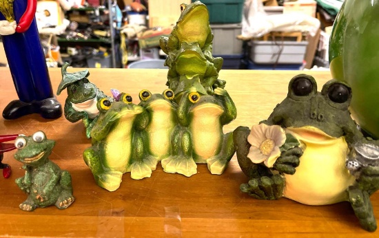 Lot of Frog Figurines