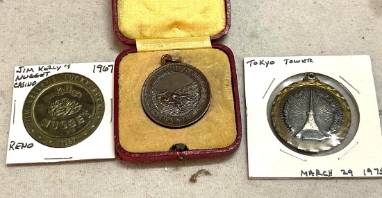 3 Vintage Medals