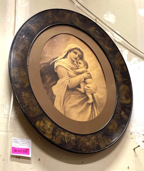 Antique Framed Picture 25" x 19"