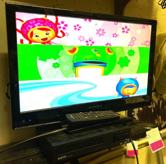 26" Dynex Tv with Remote and Sanyo DVD Player- Both Work