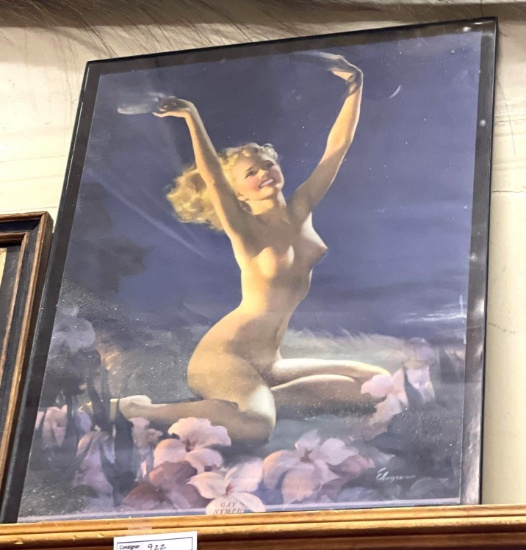 Large Pin up Girl 16" x 20" Framed