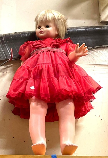 32" Tall Vintage Sleep Eye Doll