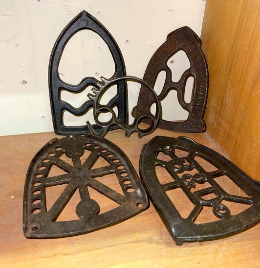 Vintage Cast iron Plates