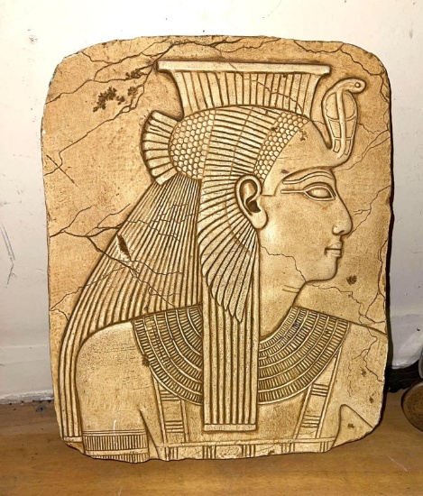 Large 11" x8" Egyptian Plaque c:1950-60's