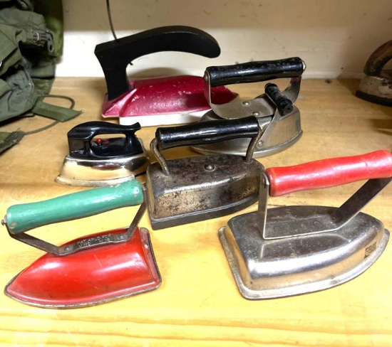 Vintage Mini Cast Iron/ metal Irons