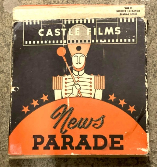 Rare Remaining Copy of Early 1940's Douglas Macarthur Plus Manila Bombing 8mm