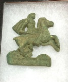 Roman Brass Statue of Solider on a Horse- Body of Domitian- Face of Nerva-Quite a story