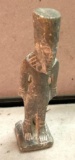 Modern Soapstone Carving of an Egyptian Priest