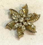 Vintage Kramer of NY Rhinestone Brooch