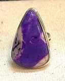 Dendritic Opal Ring Size 6