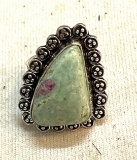 Ruby Fuchsite ring size 9