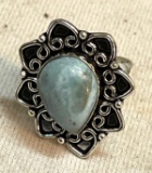 Larimar Ring Size 9
