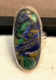 Copper Lapis Lazuli Ring Size 8.5