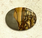 Highest Quality Picture Agate Cabeshan- Ready to be Put into a Bracelet