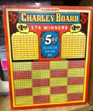1940's Punch Board - Unused like New but old - Payout up to $5 about $99 today Scarce