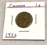 Rare 1926 Canadian Penny