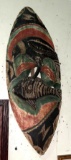New Zealand? War Shield w/ Magpie and Halibut Very old 21