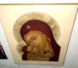 Traditional Holy Icons Copy of Russian Mary and Baby Jesus Art