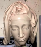 Head of the Virgin By Michelangelo. Life size from St Peters Church Rome- Rare find 15