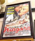 Framed Marilyn Monroe Niagara Movie Poster 1953 - 41