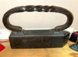 XL Vintage Cast Iron Iron- Very Heavy