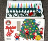 3 Boxes of Vintage Small Bubble Lite Sets- work