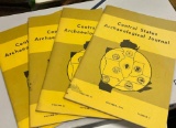 4 Copies of central States Archaeological JR, 1976 Arrowheads, Pottery, Disk Pipes from mound Build