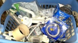 Basket full of New Plumbing Supplies