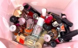 Assorted Nail Polish and Makeup