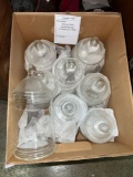 8 Small Glass Apothecary Jars 9