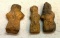 3 Vinca Fetishes Neolithic Culture Very Old