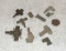 17th Cent Bronze Orthodox Christian Cross Fragments from Ukrainian, Belarus Moldova or Romania