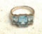 Sterling Silver Blue Topaz Ring