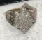 Sterling Diamond Ring- Beautiful