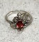 Sterling Silver Garnet Ring