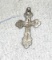 Eastern Orthodox Christian Solid Silver cross Crucifix Called shine of silver