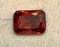 26.20ct Blood red Ruby Emerald cut Gemstone