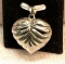 Sterling Silver Heart pendant c:1960-70