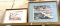 2 Framed Pieces of Art of Local Artist Bergsma - signed and numbered