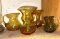 Set of 4 Crackle Glass Pitchers - Possibly Blanko