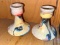 Native American Made Pottery Candle Sticks from Garden of the Gods Colorado c:1950-60