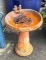 Terra Cotta Bird Bath