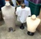 2 Mannequin Busts on Stands and 1 Mannequin Shoulders/ Neck On Stand