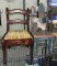 2 Wooden Doll Chairs - Porcelain doll size