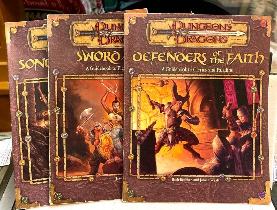 3 Dungeons and Dragons Books