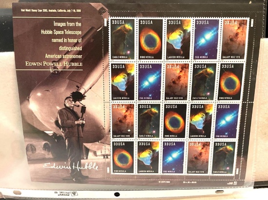 Mint US Postage Stamps- Famous Astronomer Edwin Hubble Issue July 2000