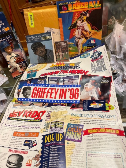 Mariners Collectibles- Bobble head, Book, Magazine, Poster etc